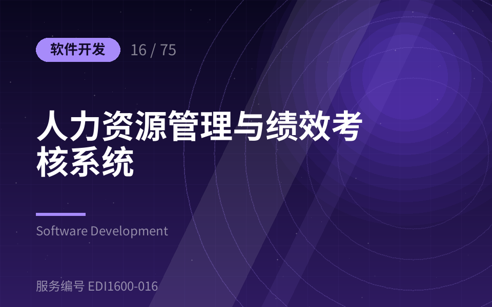 人力资源管理与绩效考核系统