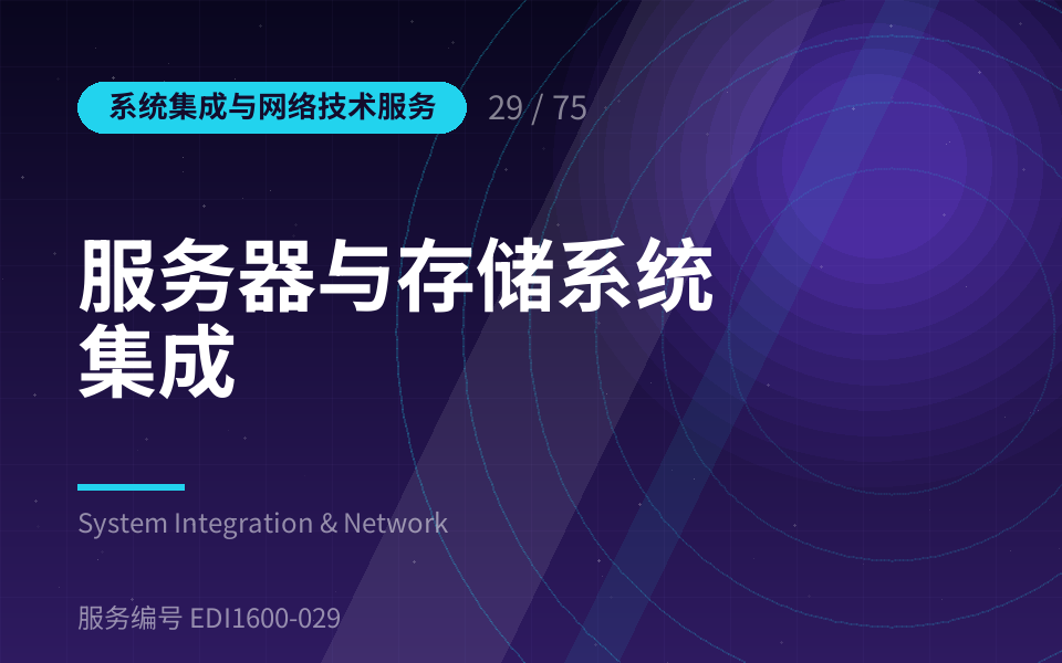 服务器与存储系统集成