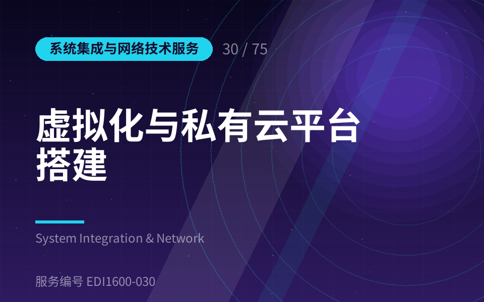 虚拟化与私有云平台搭建