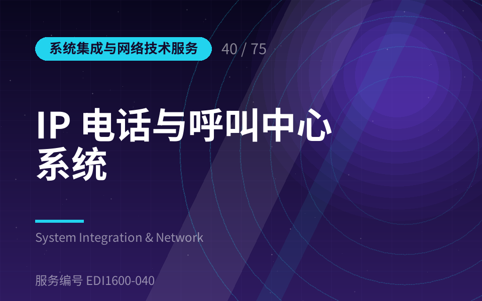 IP 电话与呼叫中心系统