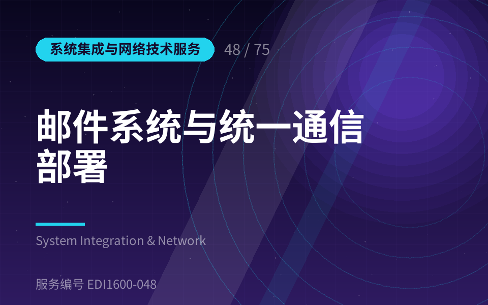 邮件系统与统一通信部署