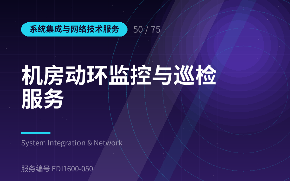 机房动环监控与巡检服务