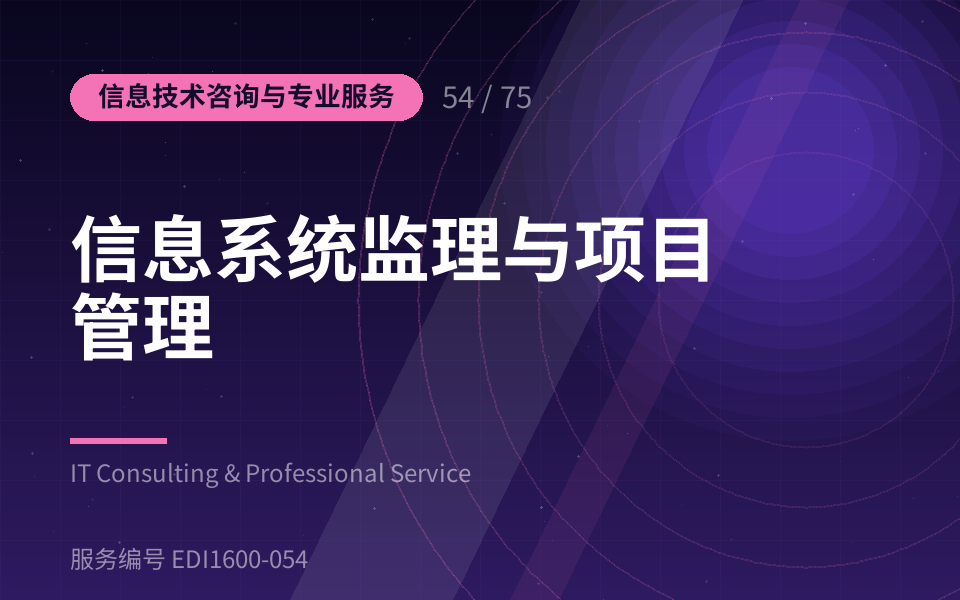 信息系统监理与项目管理