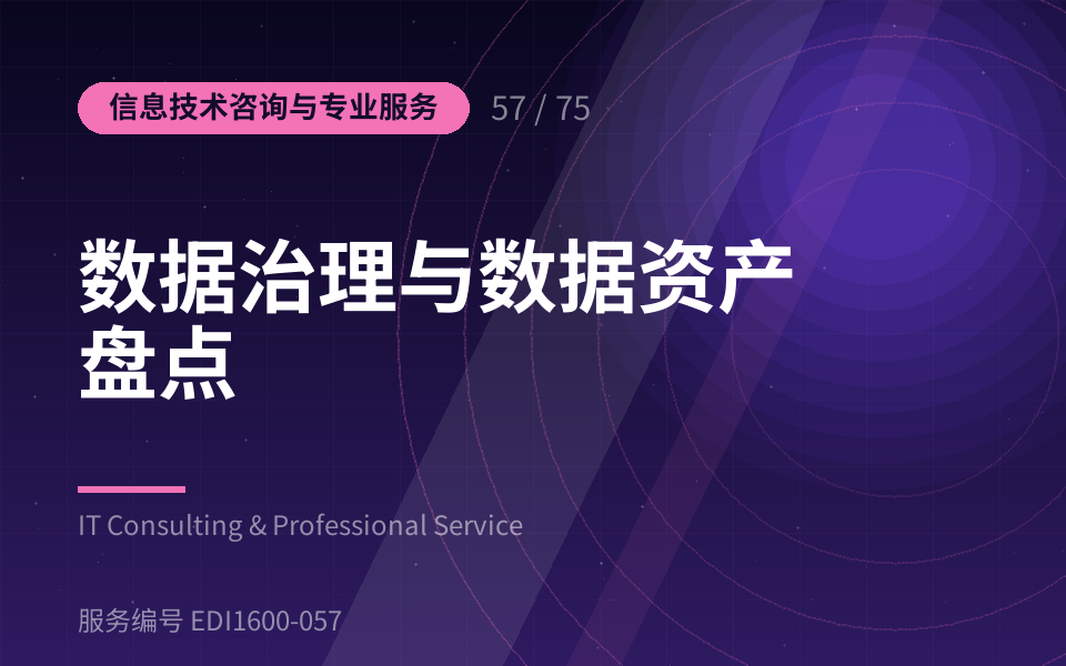 数据治理与数据资产盘点