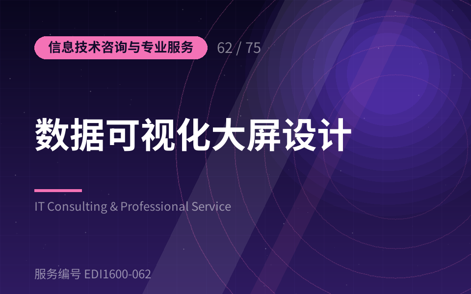 数据可视化大屏设计