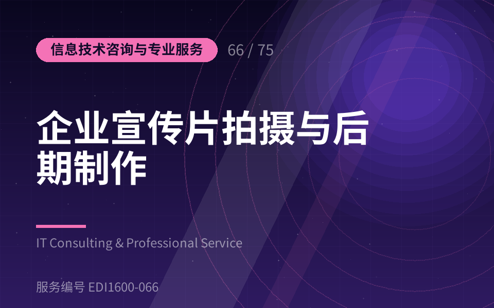 企业宣传片拍摄与后期制作